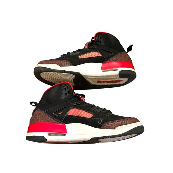 11 Nike Jordan Spizike GS Black University Red 316371-060 High Top Sneakers main image 9